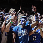 Duke fans cheer