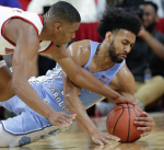 Dennis Smith and Joel Berry fight