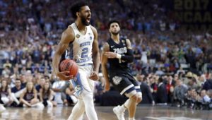 Joel Berry basketball celebrates