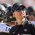Dave Clawson looks up