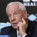 Roy Williams speaks at press conference