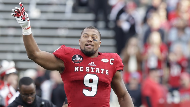 Bradley Chubb walks