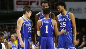 Duke huddles