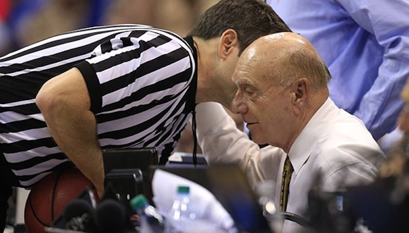 Dick Vitale listens