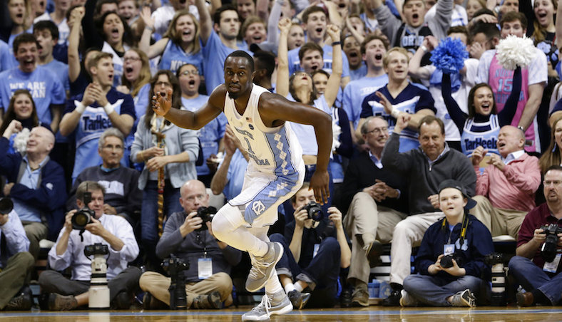 Theo Pinson reacts