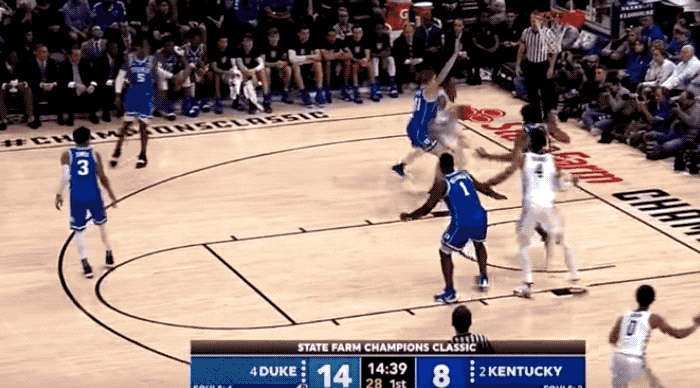 Duke Blue Devils forward Zion Williamson dunks the ball during the   Duke blue devils basketball, Duke blue devils, Basketball players nba