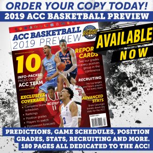 2019 ACC Basketball Preview magazine cover