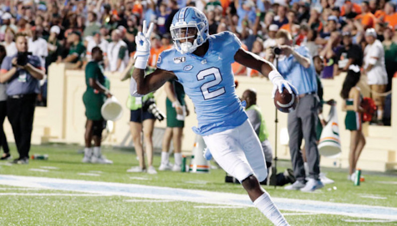 How Dyami Brown, Dazz Newsome help fuel UNC's emerging pass offense ...