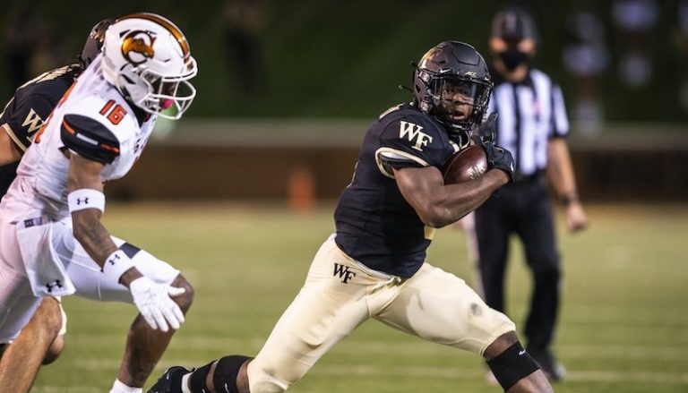 Wake RB Kenneth Walker enters NCAA transfer portal; 13 rushing TD in ...