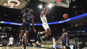 Moses Wright, dunks