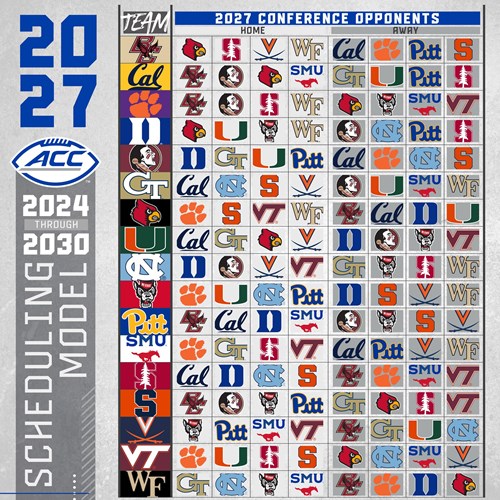 Future ACC football schedules revealed